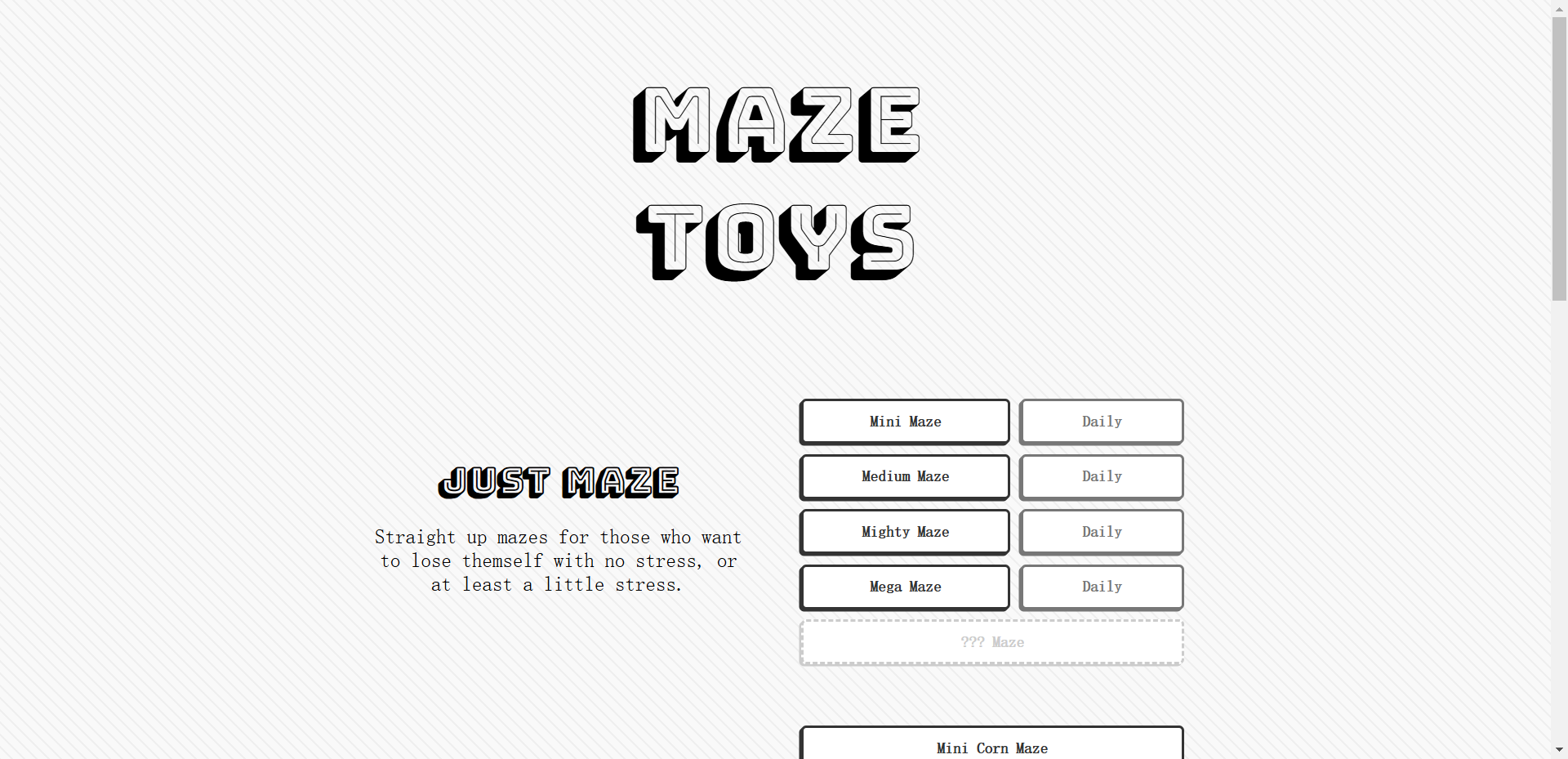 maze.toys 迷宫游戏网站截图